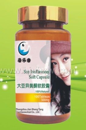 大豆异黄酮软胶囊 500mg×100粒——会销保健品招商