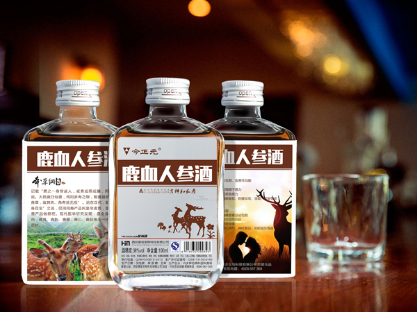 保健酒 壮阳酒 今正元牌鹿血人参酒(100ml)
