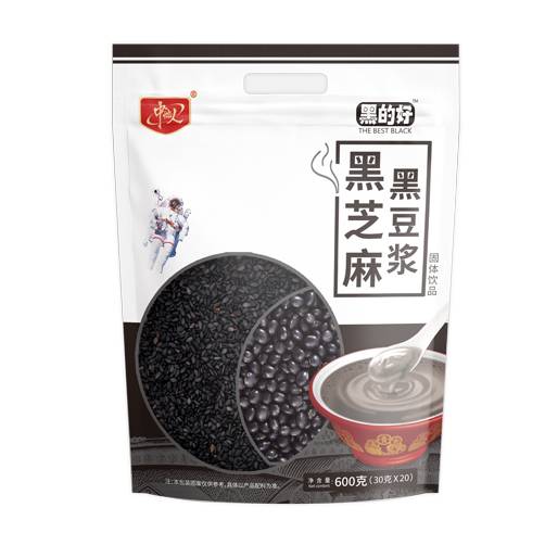 黑芝麻黑豆浆固体饮品