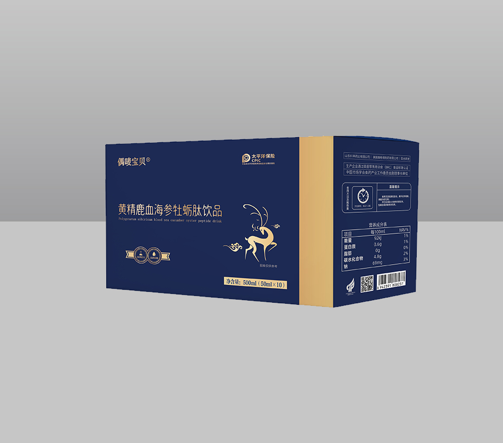 黄精鹿血海参牡蛎肽饮品