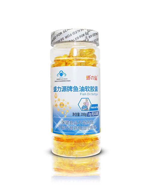 盛力源牌鱼油软胶囊 蜂溢 200粒