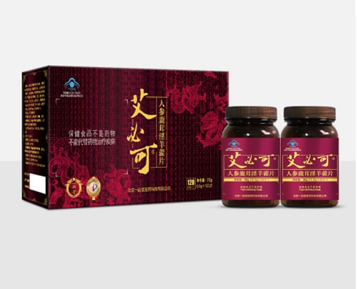 艾必可人参鹿茸淫羊藿片